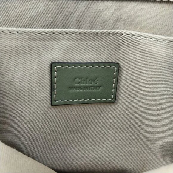 Chloe Woody Mini Canvas & Leather Tote - Picture 5 of 8